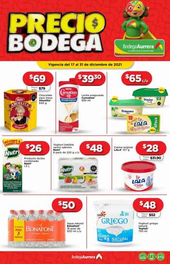 Folleto actual Bodega Aurrera - 17.12.2021 - 31.12.2021.