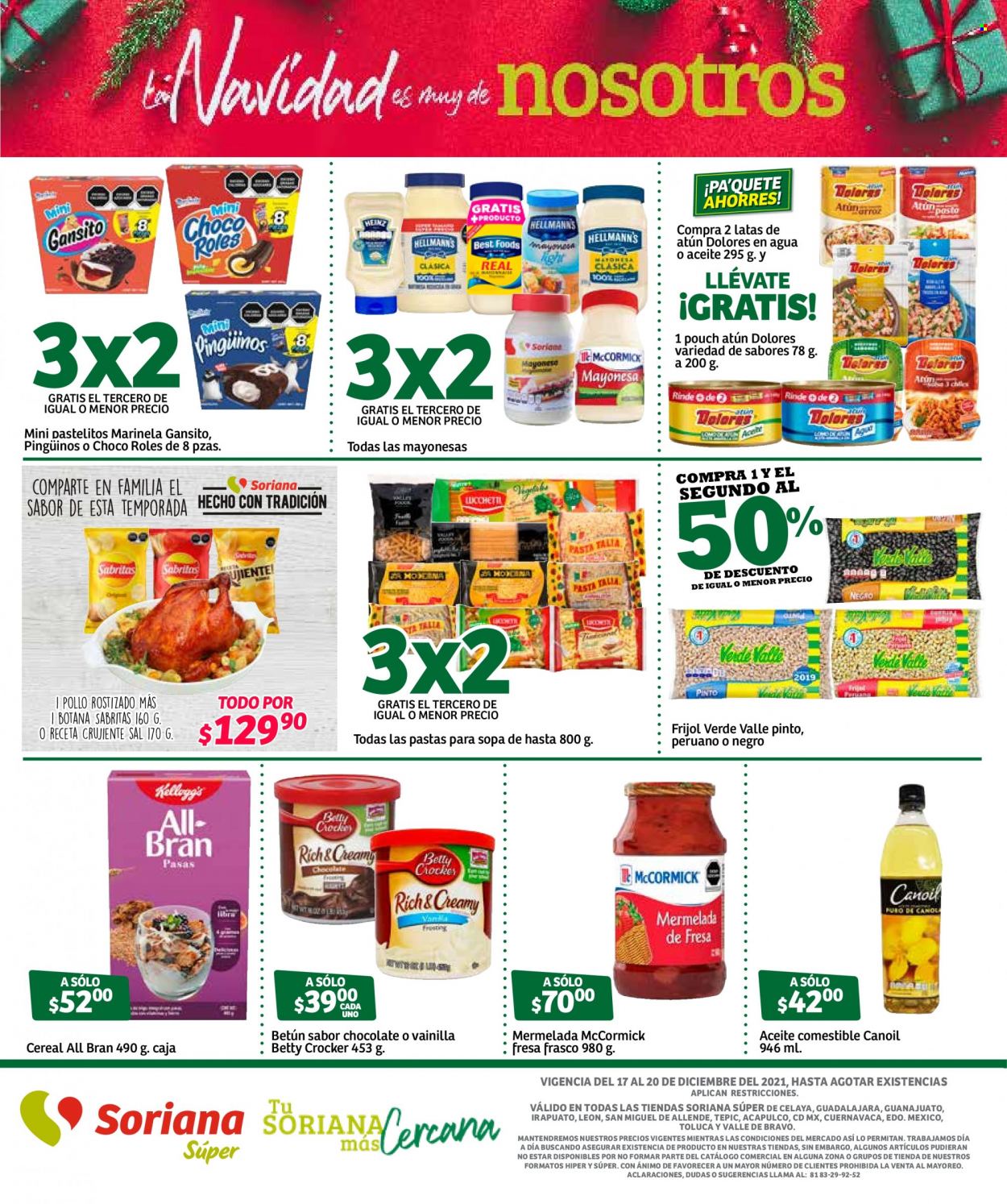 Catálogo Soriana Súper - 17.12.2021 - 20.12.2021. Página 3