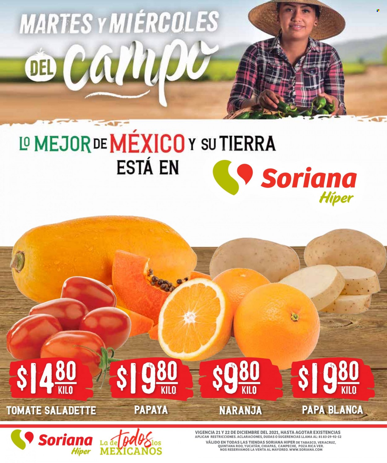 Catálogo Soriana Híper - 21.12.2021 - 22.12.2021. Página 1