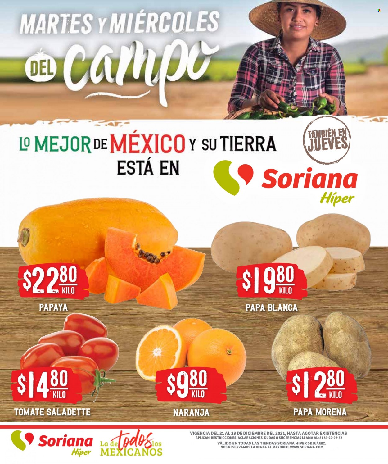 Catálogo Soriana Híper - 21.12.2021 - 23.12.2021. Página 1