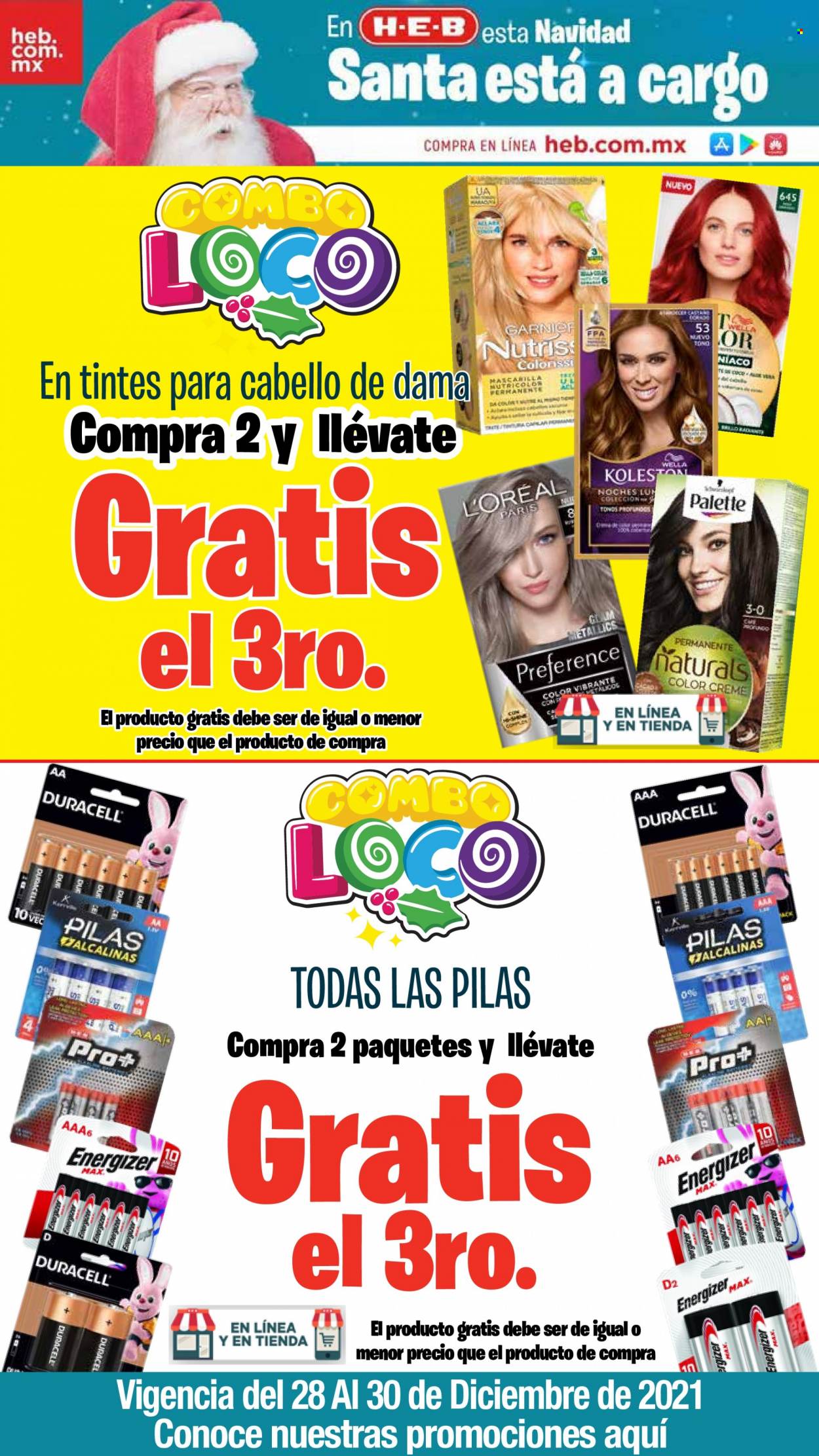 Catálogo H-E-B - 28.12.2021 - 30.12.2021. Página 1