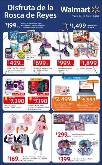 Folleto actual Walmart - 1.1.2022 - 6.1.2022.