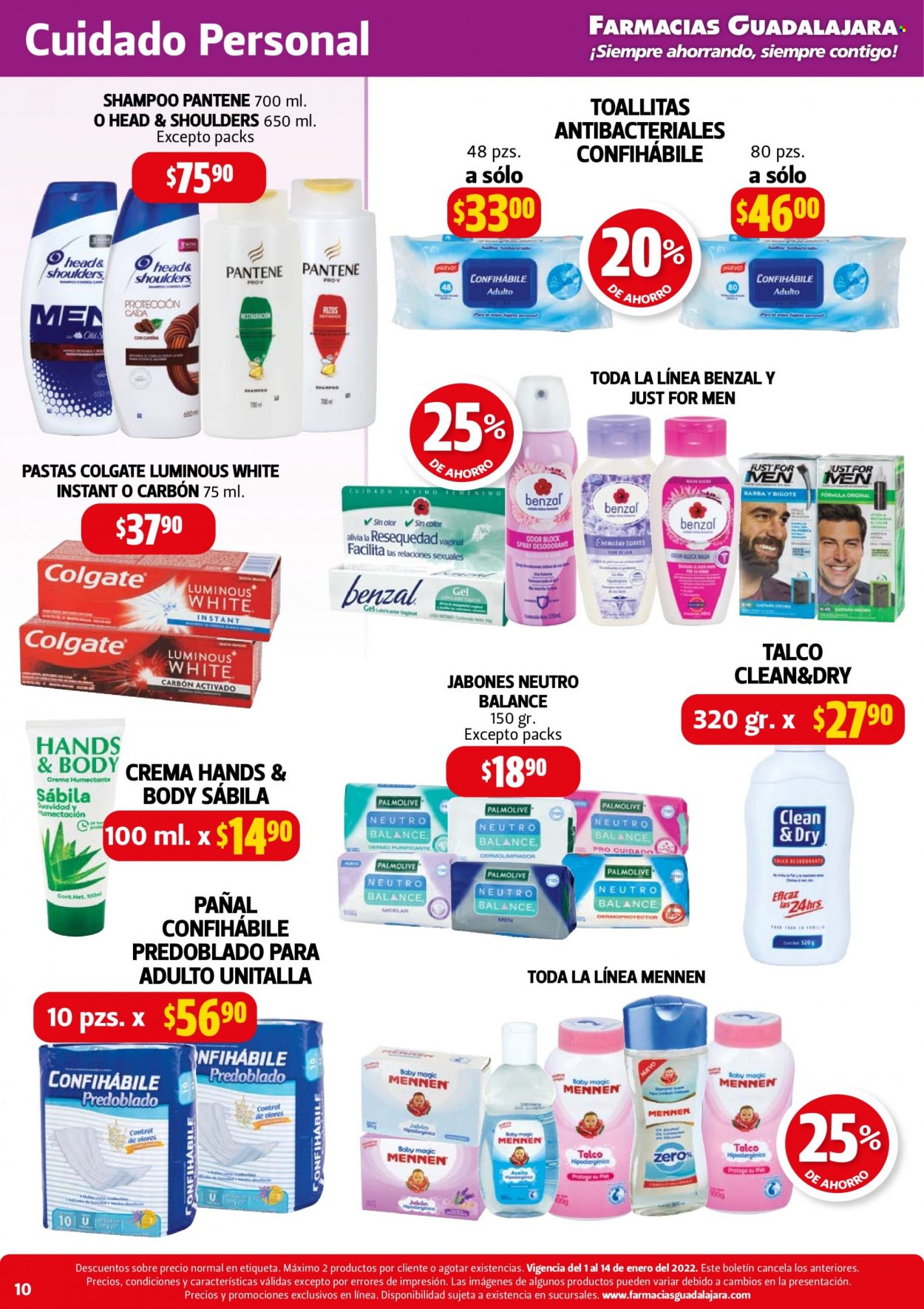 Catálogo Farmacias Guadalajara - 1.1.2022 - 14.1.2022. Página 10