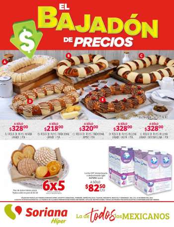 Folleto actual Soriana Híper - 3.1.2022 - 12.1.2022.