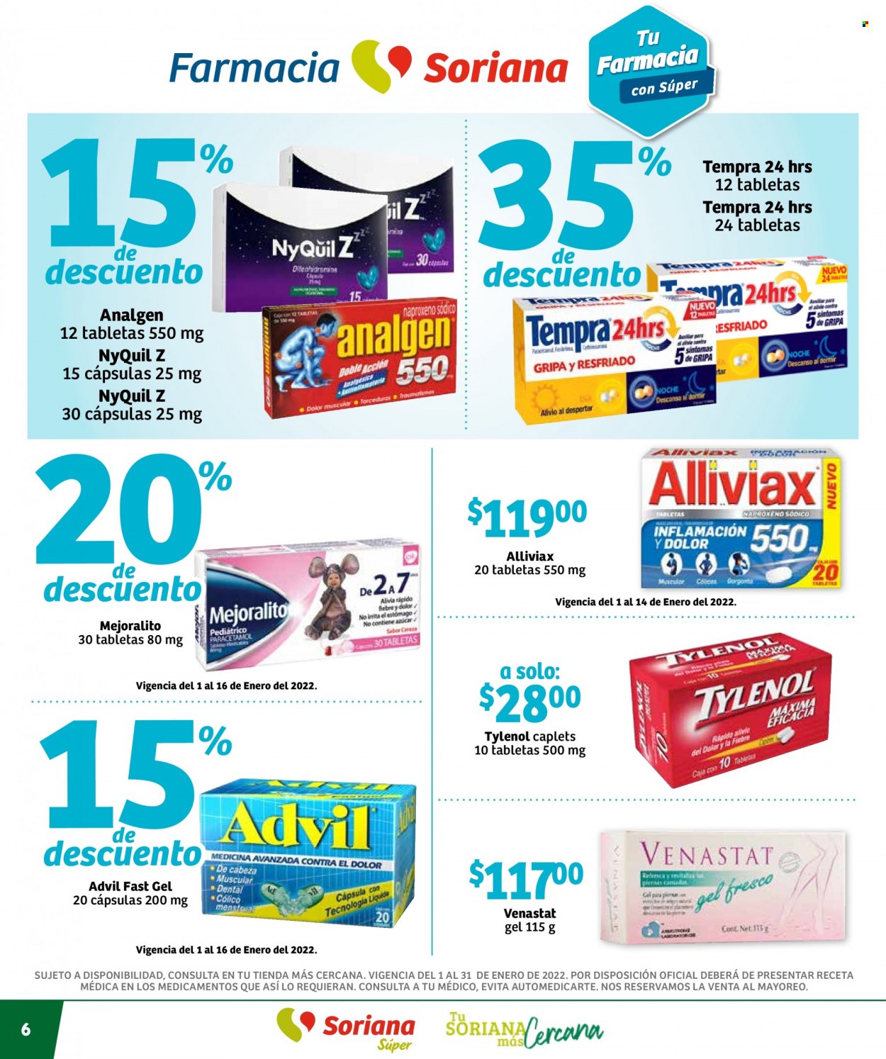 Catálogo Soriana Súper - 1.1.2022 - 31.1.2022. Página 6