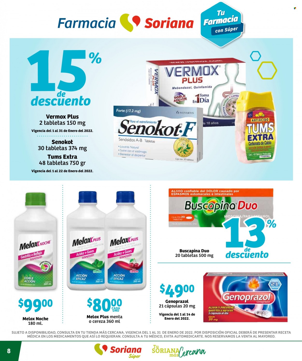 Catálogo Soriana Súper - 1.1.2022 - 31.1.2022. Página 8