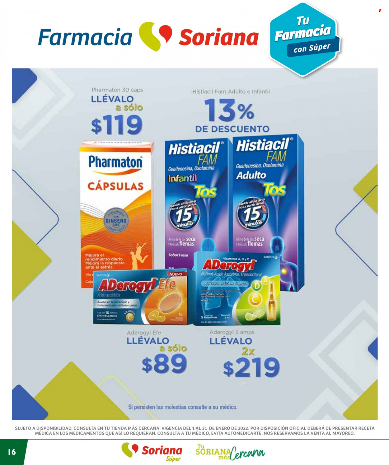 Catálogo Soriana Súper - 1.1.2022 - 31.1.2022. Página 16