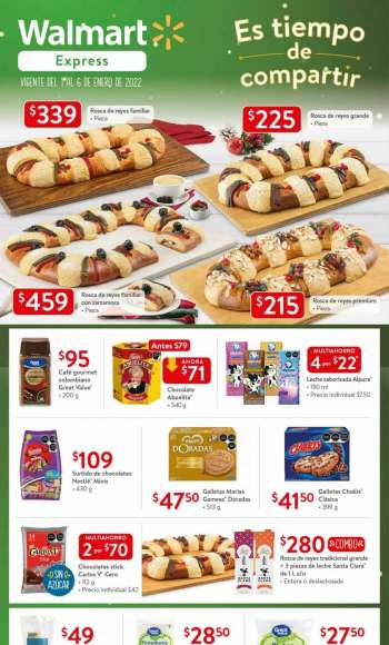 Folleto actual Walmart Express - 1.1.2022 - 6.1.2022.