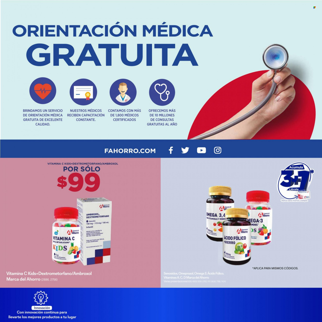 thumbnail - Folleto actual Farmacias del Ahorro - 1.1.2022 - 31.1.2022 - Ventas - Ambroxol, Omeprazol. Página 9.