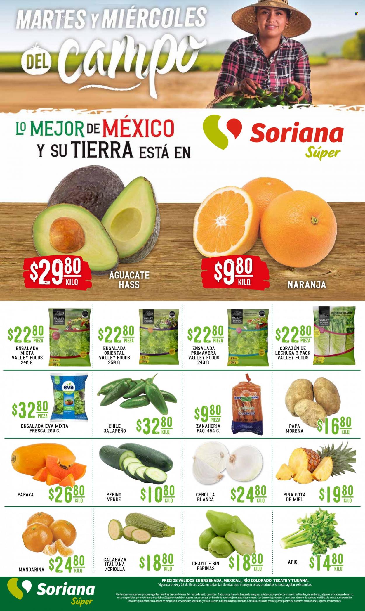 Catálogo Soriana Súper - 4.1.2022 - 5.1.2022. Página 1