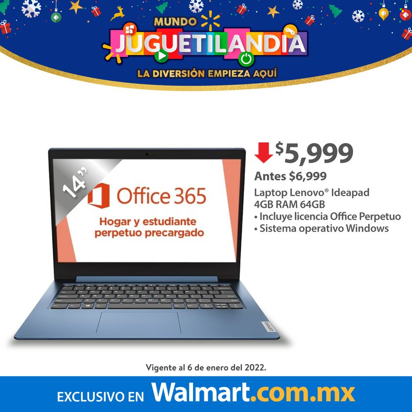 Catálogo Walmart - 5.1.2022 - 6.1.2022. Página 4