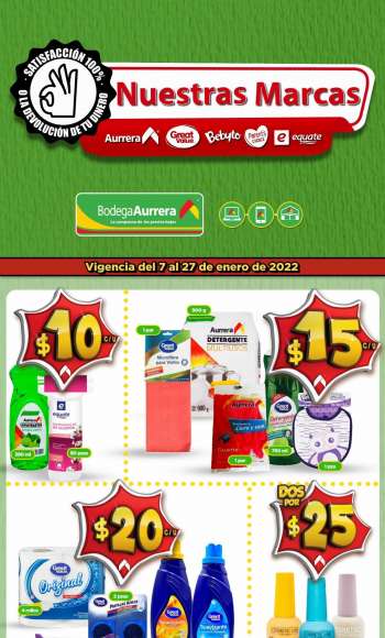 Folleto actual Bodega Aurrerá - 7.1.2022 - 27.1.2022.
