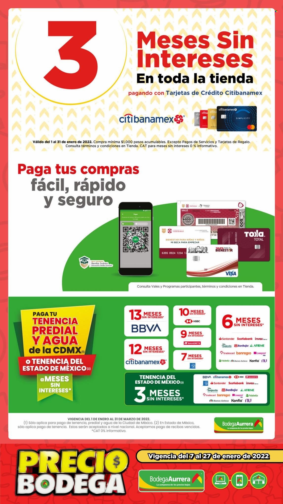 Catálogo Bodega Aurrerá - 7.1.2022 - 27.1.2022. Página 2