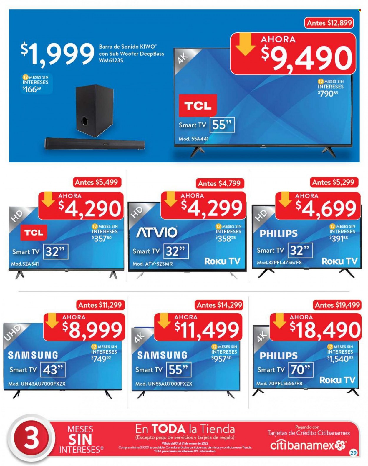 Catálogo Walmart - 7.1.2022 - 18.1.2022. Página 29