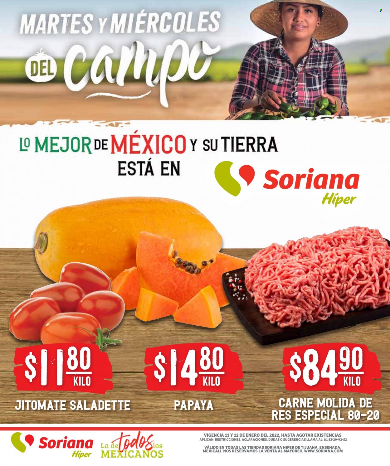 Catálogo Soriana Híper - 11.1.2022 - 12.1.2022. Página 1