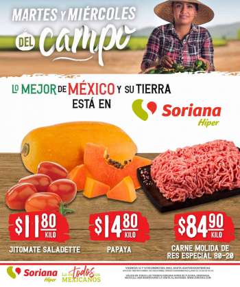 Folleto actual Soriana Híper - 11.1.2022 - 12.1.2022.
