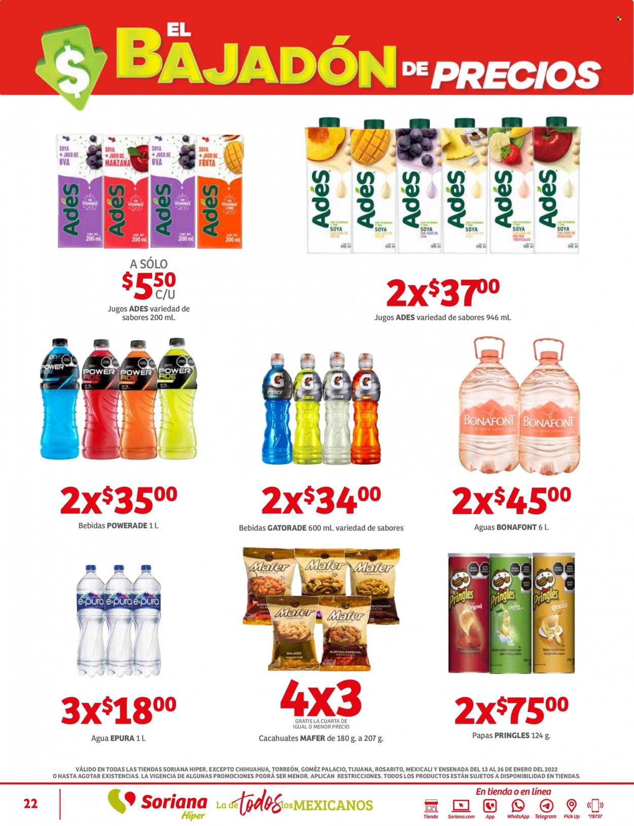 Catálogo Soriana Híper - 13.1.2022 - 26.1.2022. Página 22