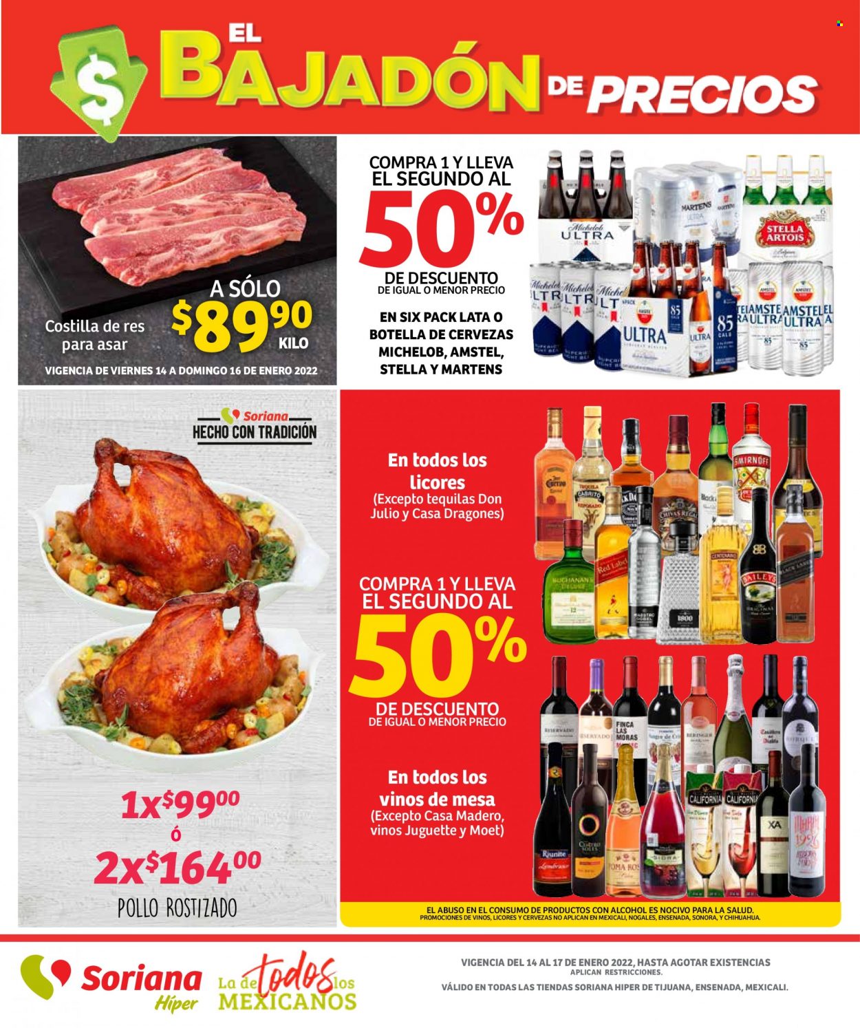 Catálogo Soriana Híper - 14.1.2022 - 17.1.2022. Página 1