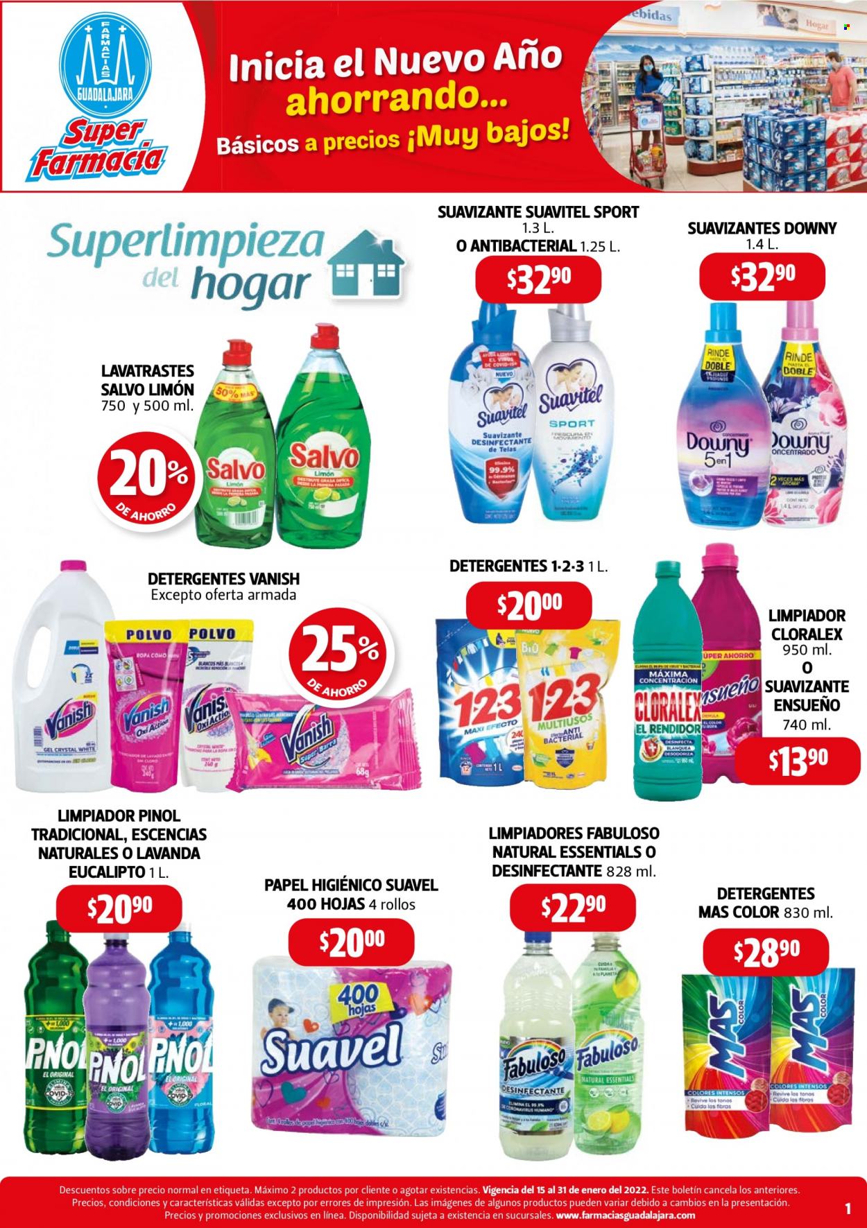 Catálogo Farmacias Guadalajara - 15.1.2022 - 31.1.2022. Página 1