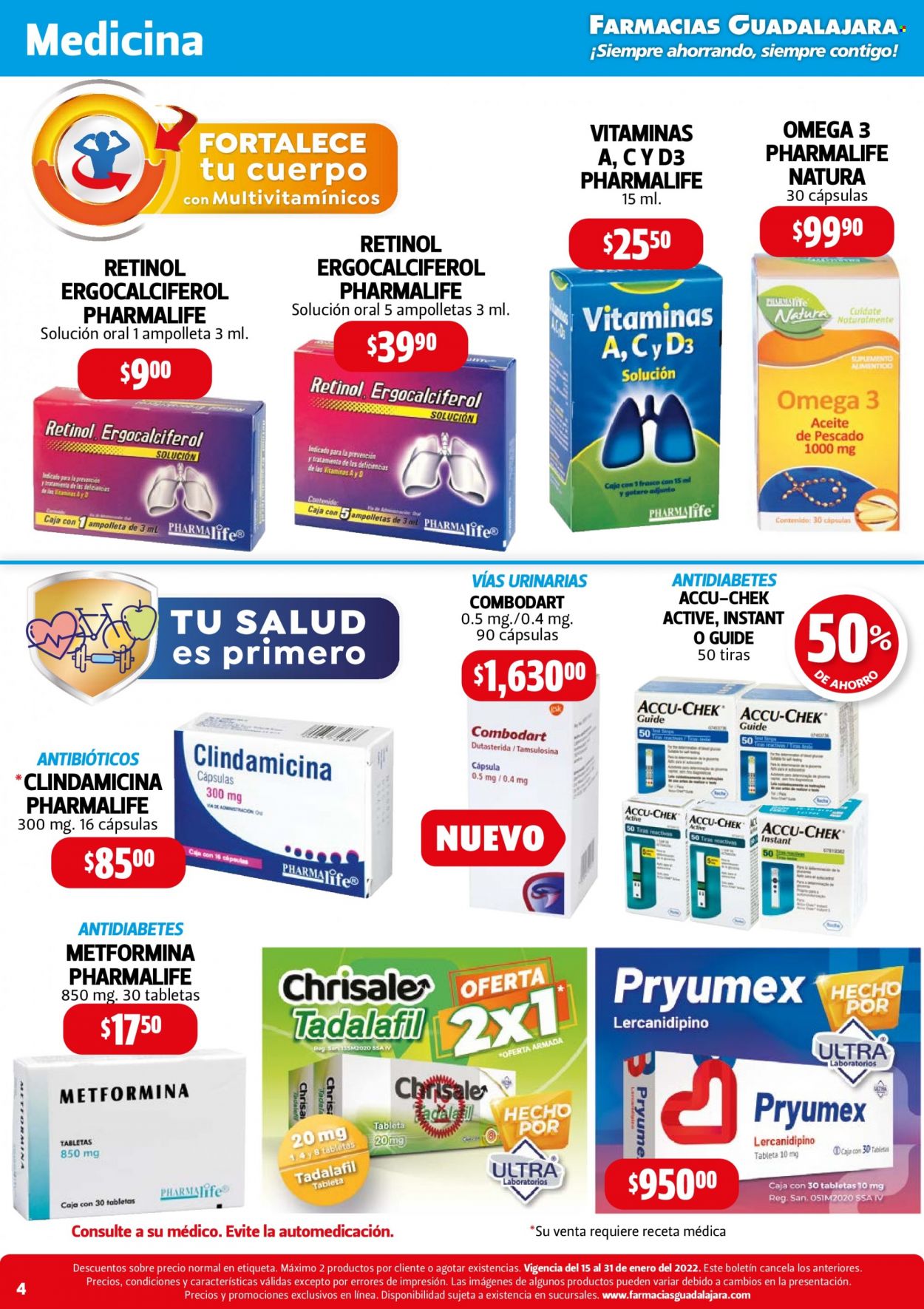 Catálogo Farmacias Guadalajara - 15.1.2022 - 31.1.2022. Página 4