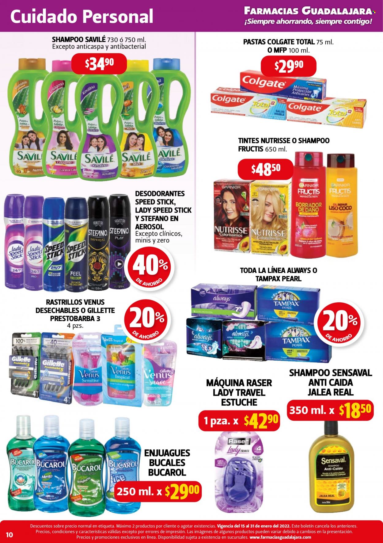 Catálogo Farmacias Guadalajara - 15.1.2022 - 31.1.2022. Página 10