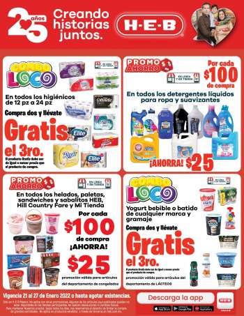Folleto actual H-E-B - 21.1.2022 - 27.1.2022.