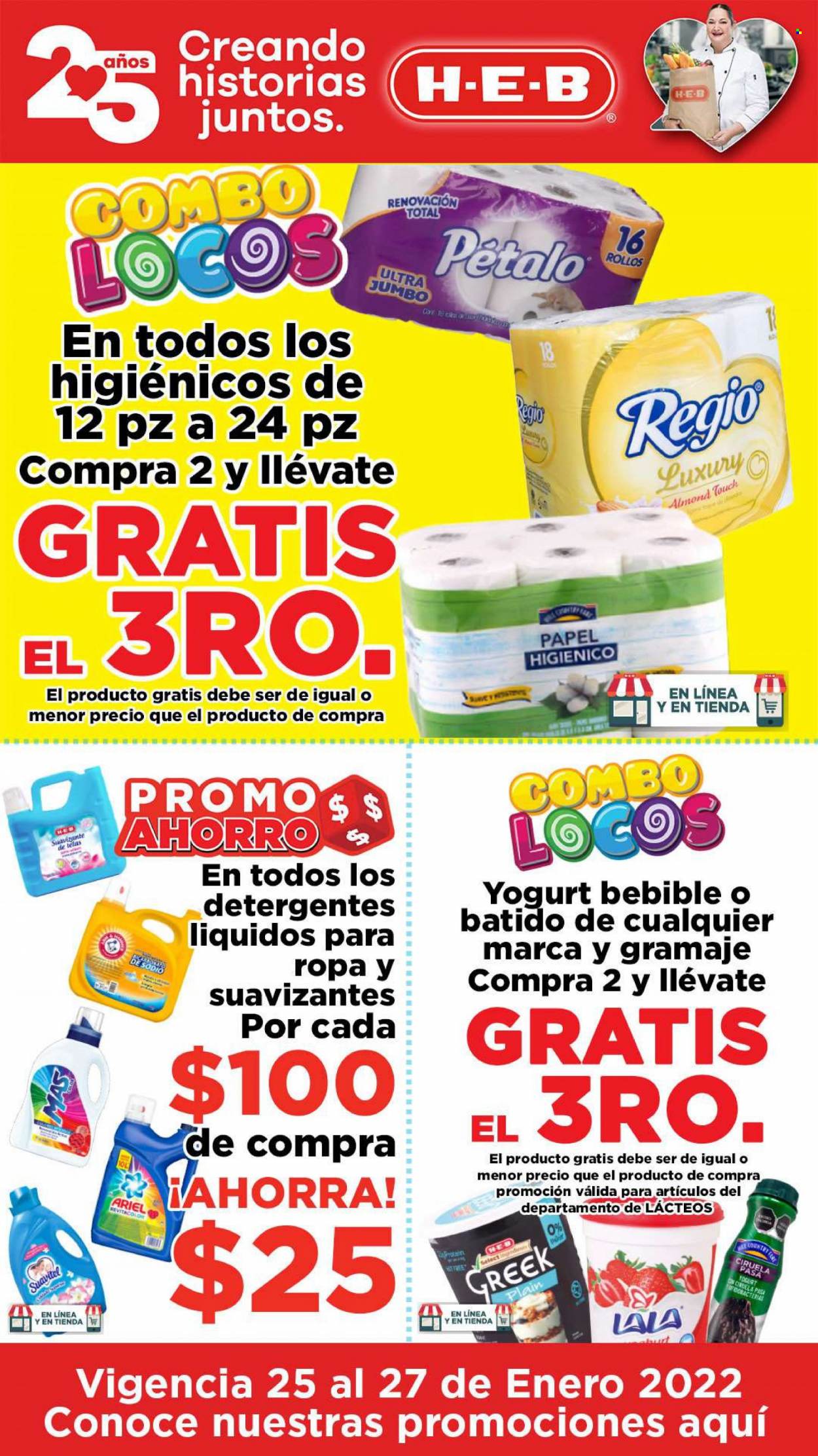 Catálogo H-E-B - 25.1.2022 - 27.1.2022. Página 1