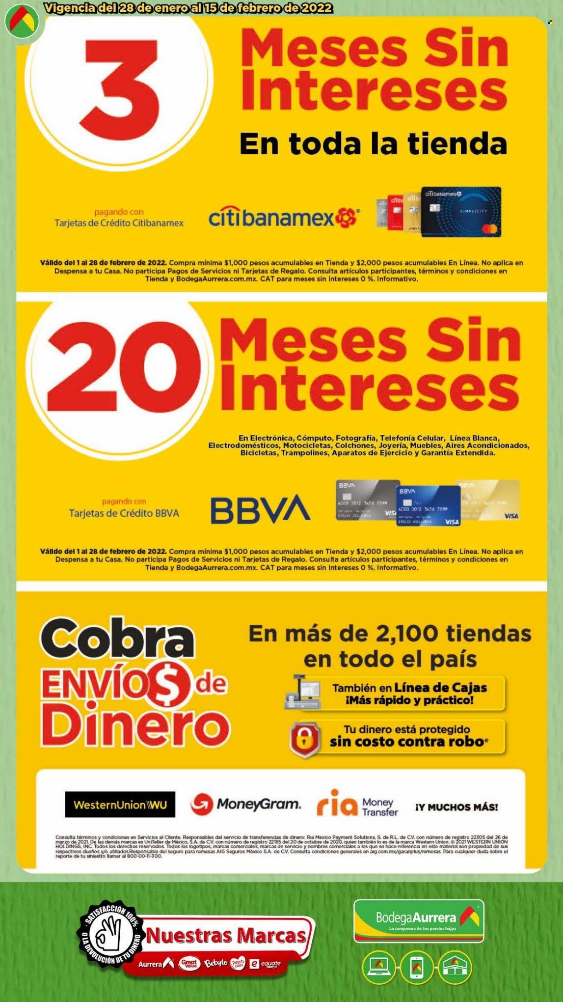 Catálogo Bodega Aurrerá - 28.1.2022 - 15.2.2022. Página 2