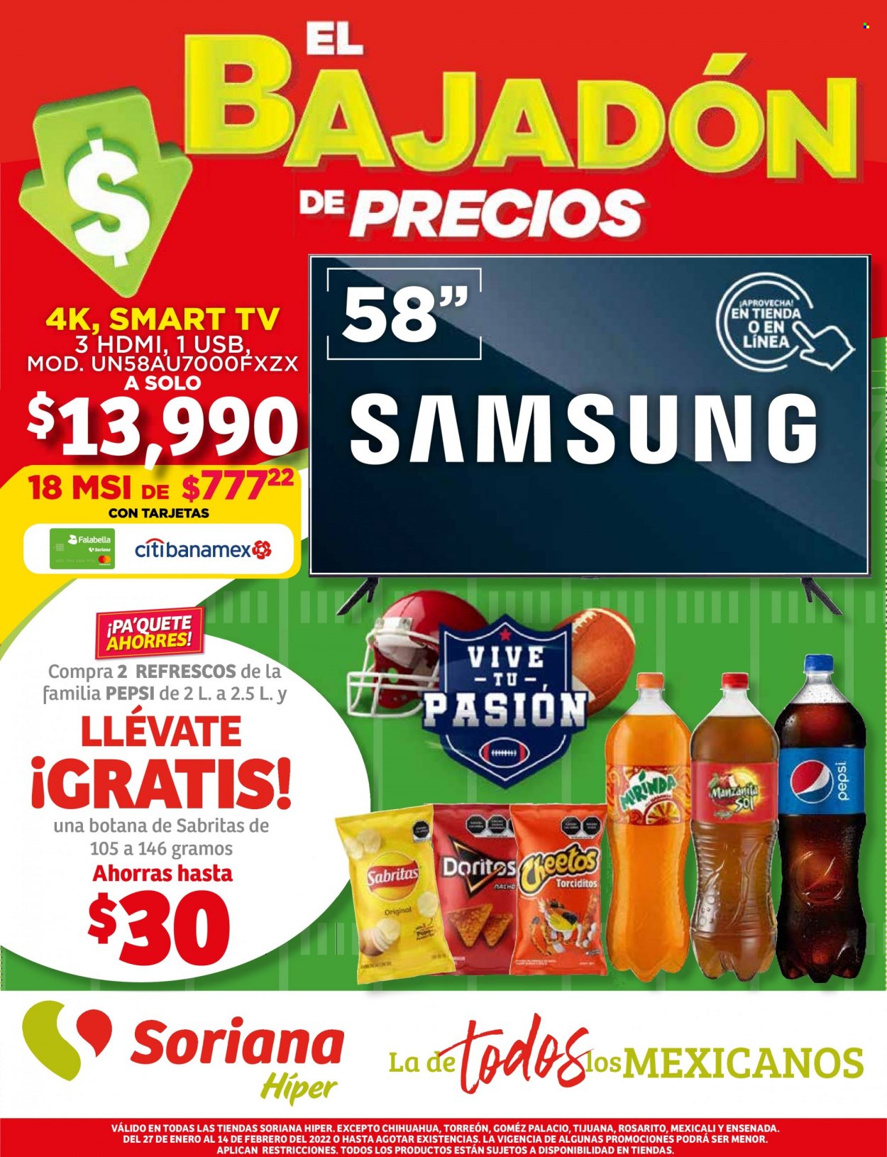 Catálogo Soriana Híper - 27.1.2022 - 14.2.2022. Página 1