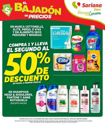 Folleto actual Soriana Súper - 28.1.2022 - 31.1.2022.