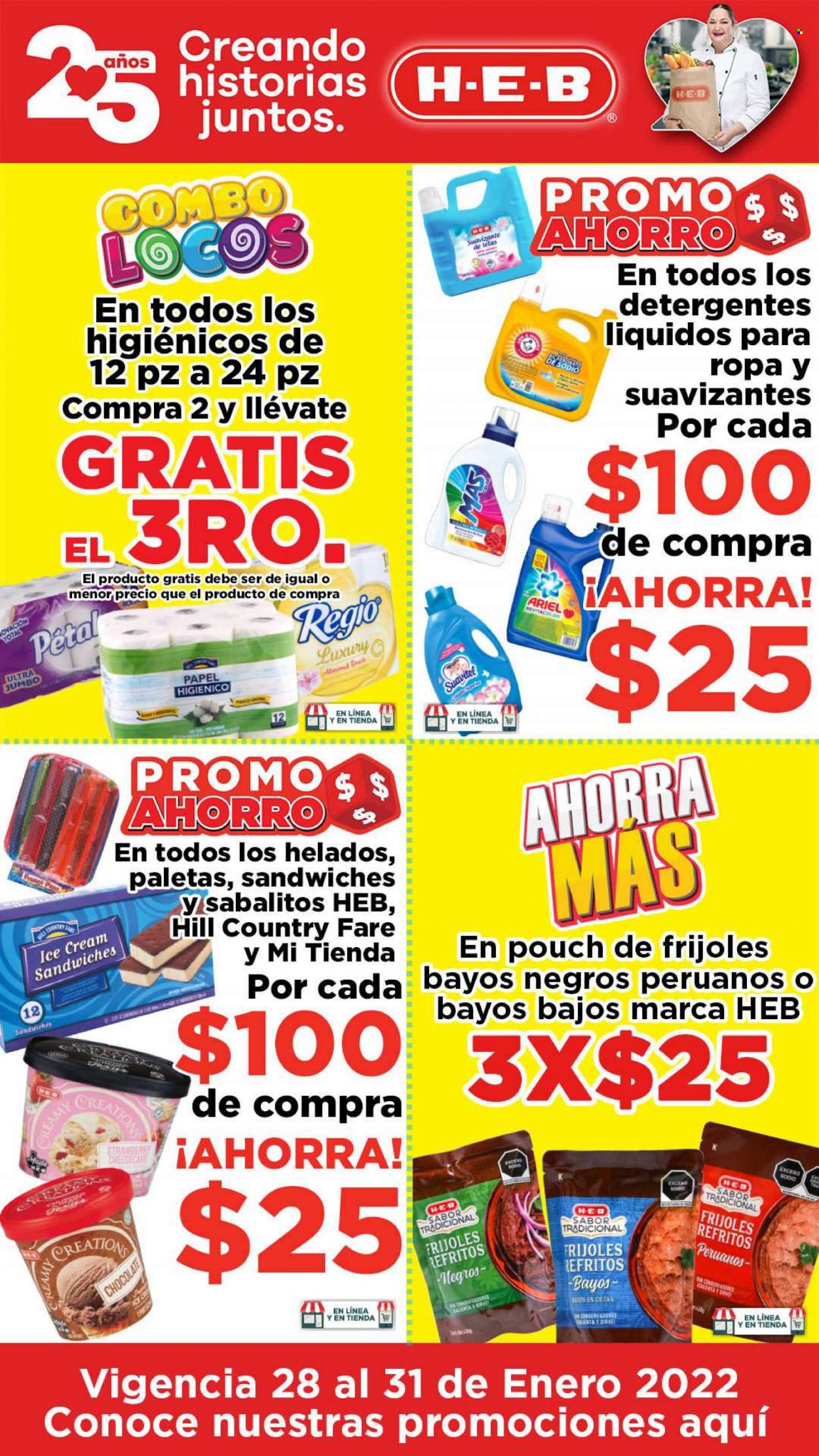 Catálogo H-E-B - 28.1.2022 - 31.1.2022. Página 1