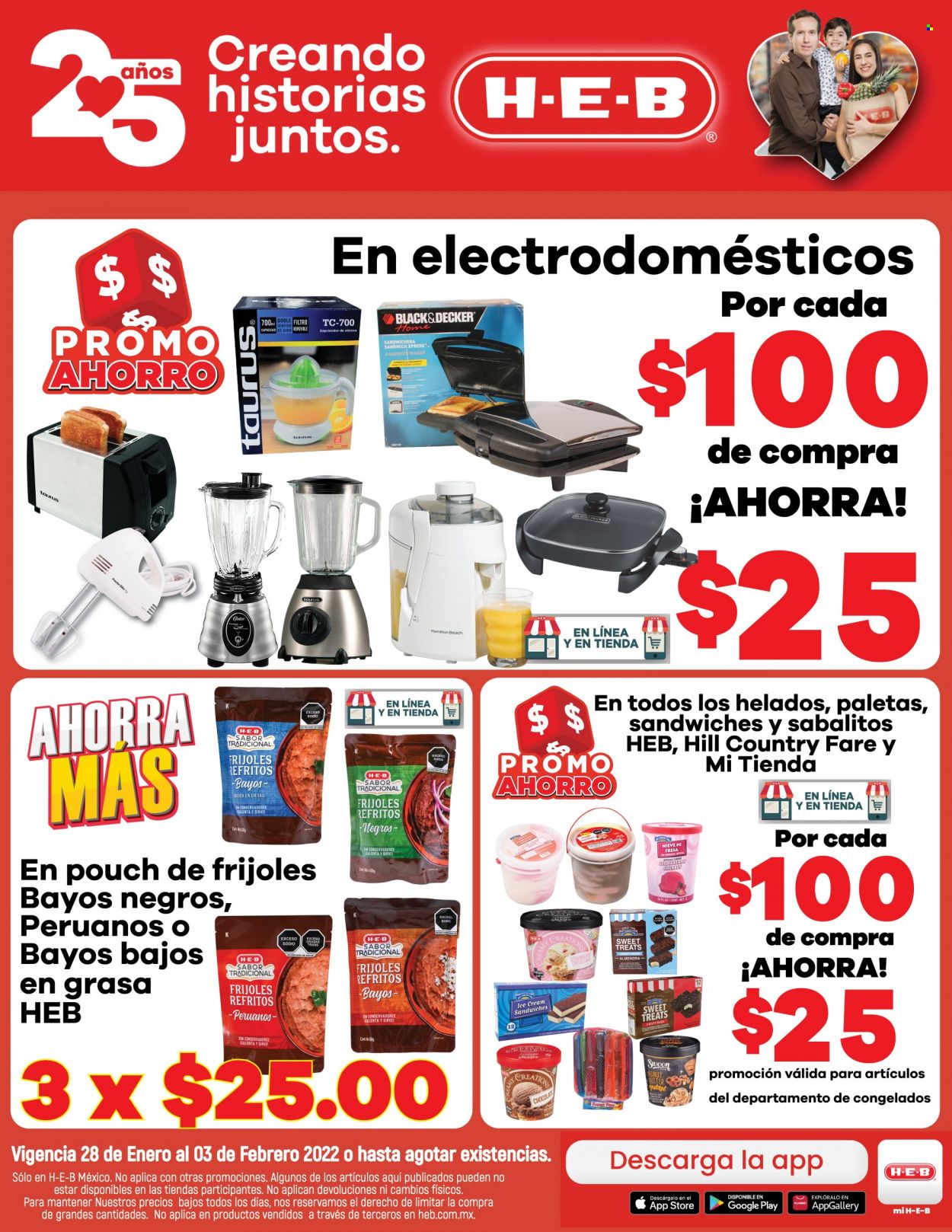 Catálogo H-E-B - 28.1.2022 - 3.2.2022. Página 1