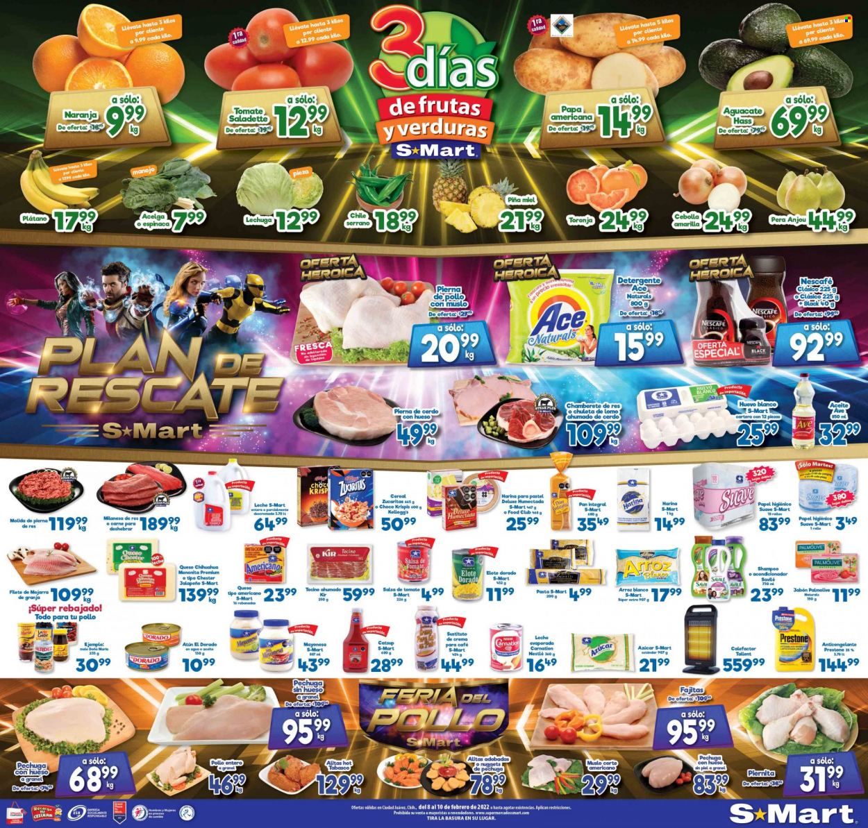 Catálogo S-Mart - 8.2.2022 - 10.2.2022. Página 1