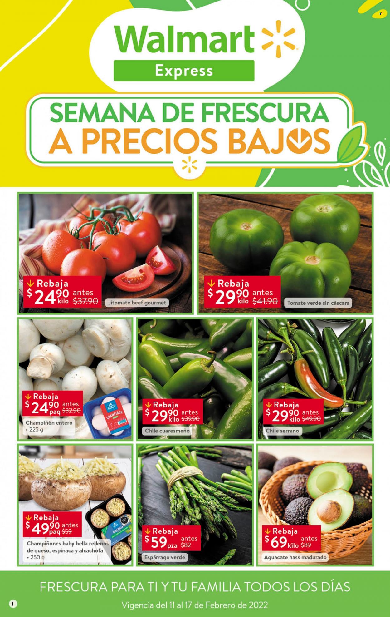 Catálogo Walmart Express - 11.2.2022 - 17.2.2022. Página 1