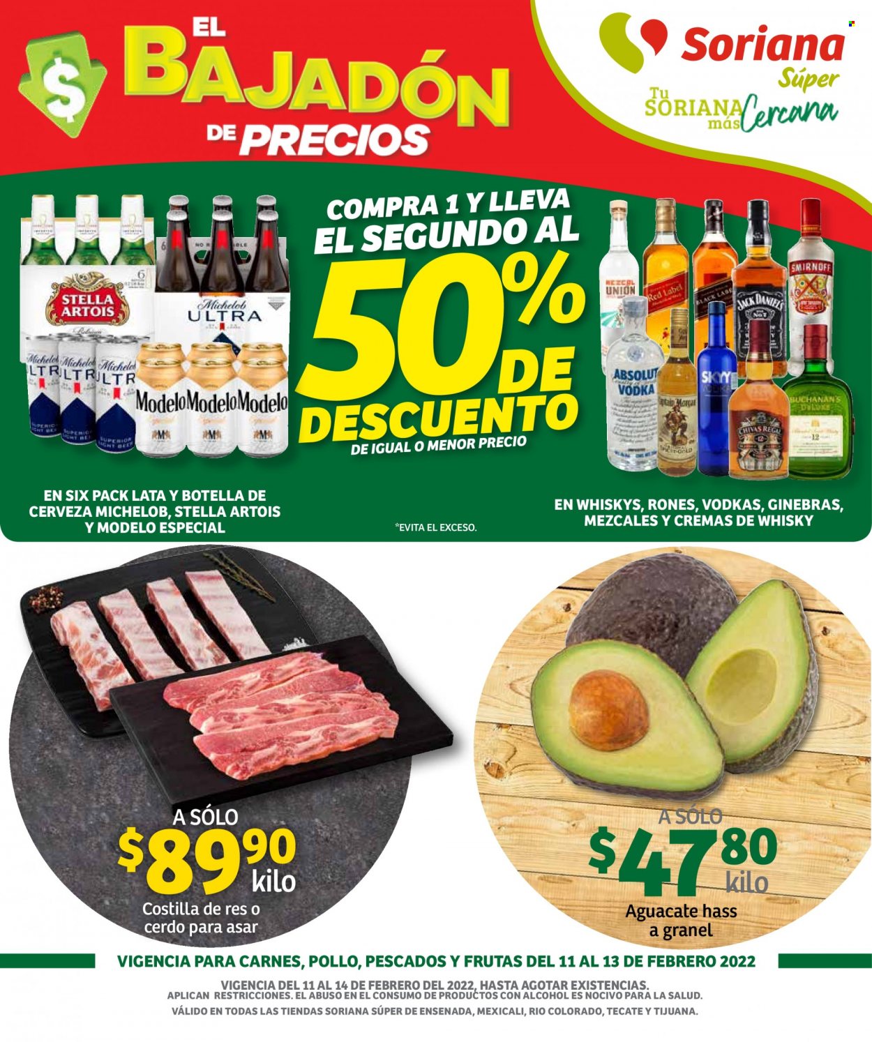 Catálogo Soriana Súper - 11.2.2022 - 14.2.2022. Página 1