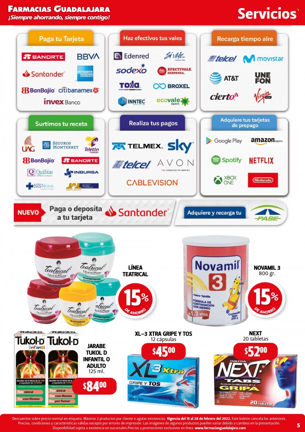 Catálogo Farmacias Guadalajara - 15.2.2022 - 28.2.2022. Página 5