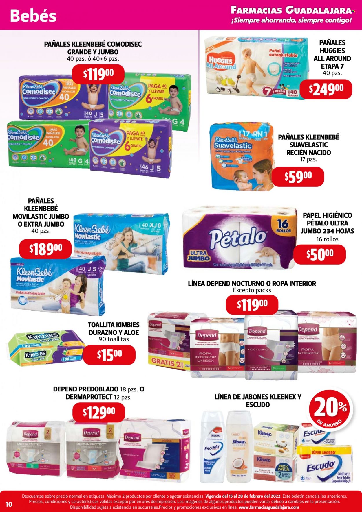 Catálogo Farmacias Guadalajara - 15.2.2022 - 28.2.2022. Página 10