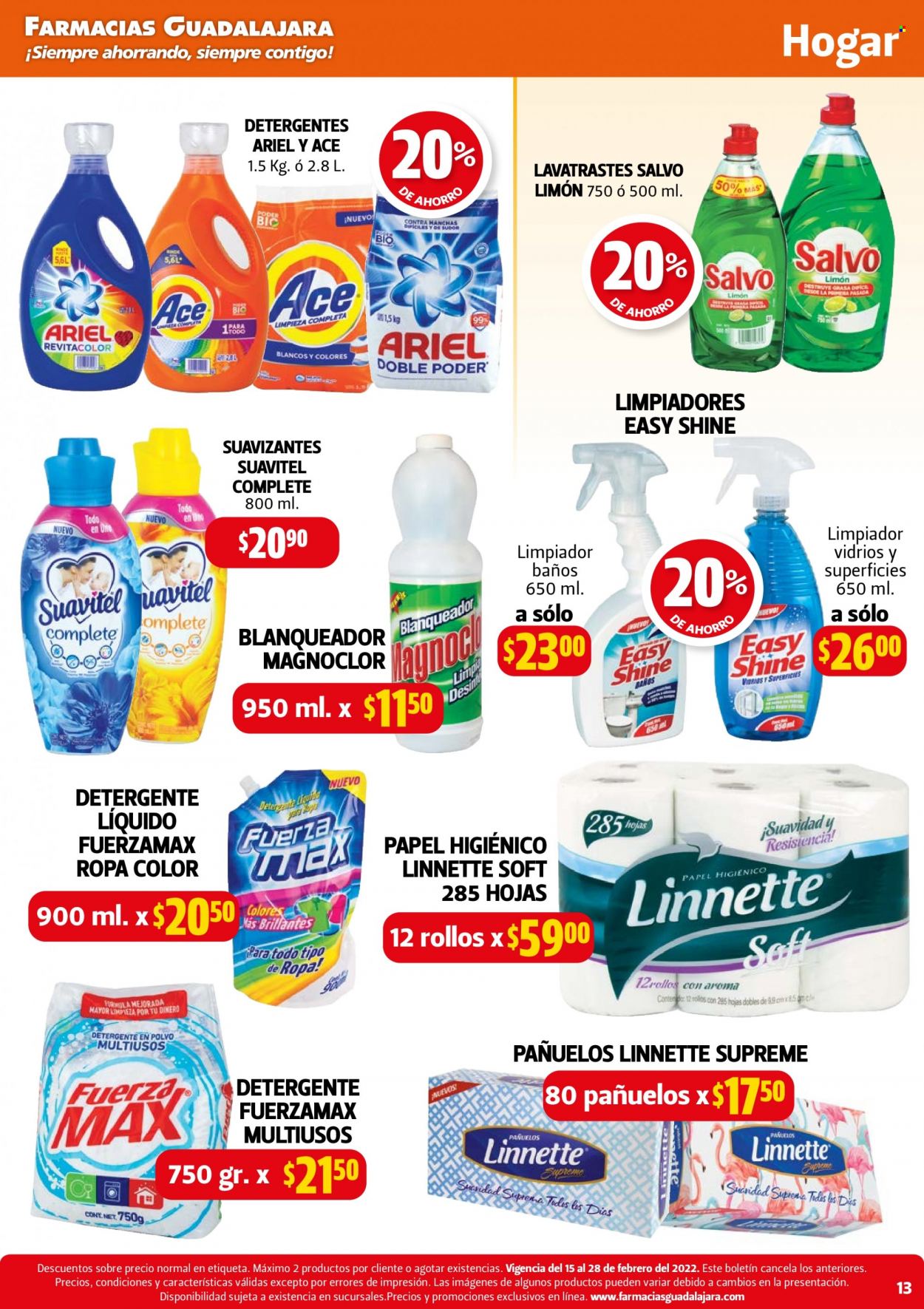 Catálogo Farmacias Guadalajara - 15.2.2022 - 28.2.2022. Página 13