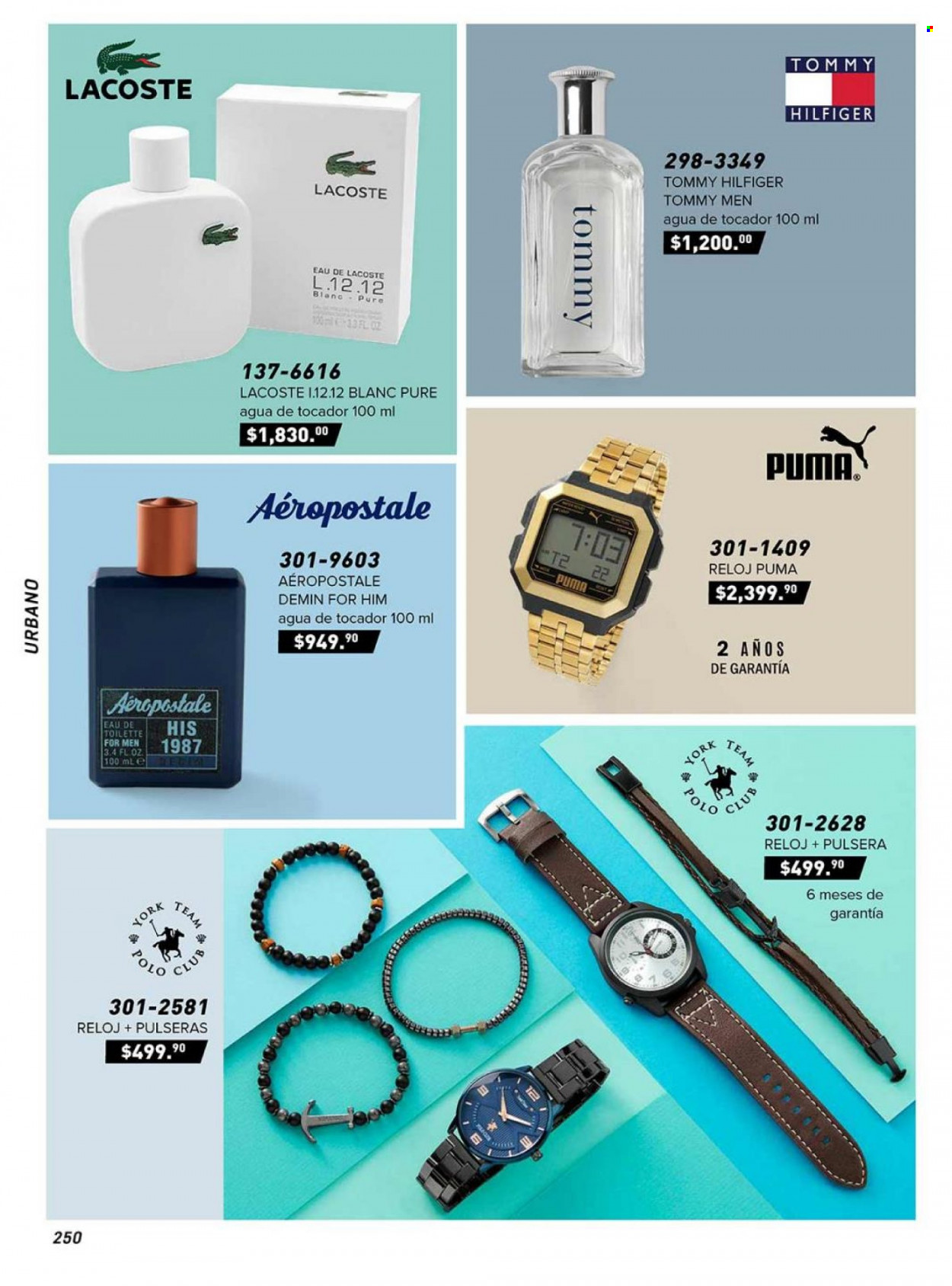 thumbnail - Folleto actual Andrea - Ventas - Lacoste, Puma, eau de toilette, pulsera, reloj. Página 120.