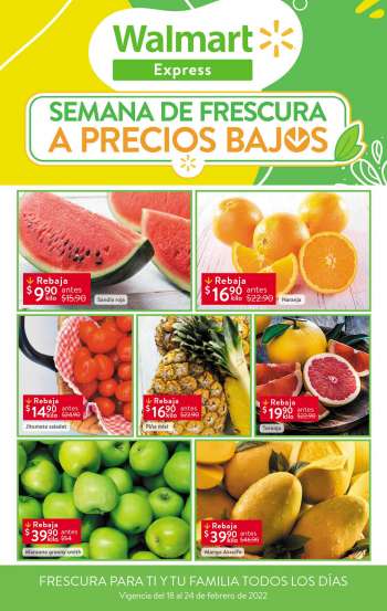 Folleto actual Walmart Express - 18.2.2022 - 24.2.2022.