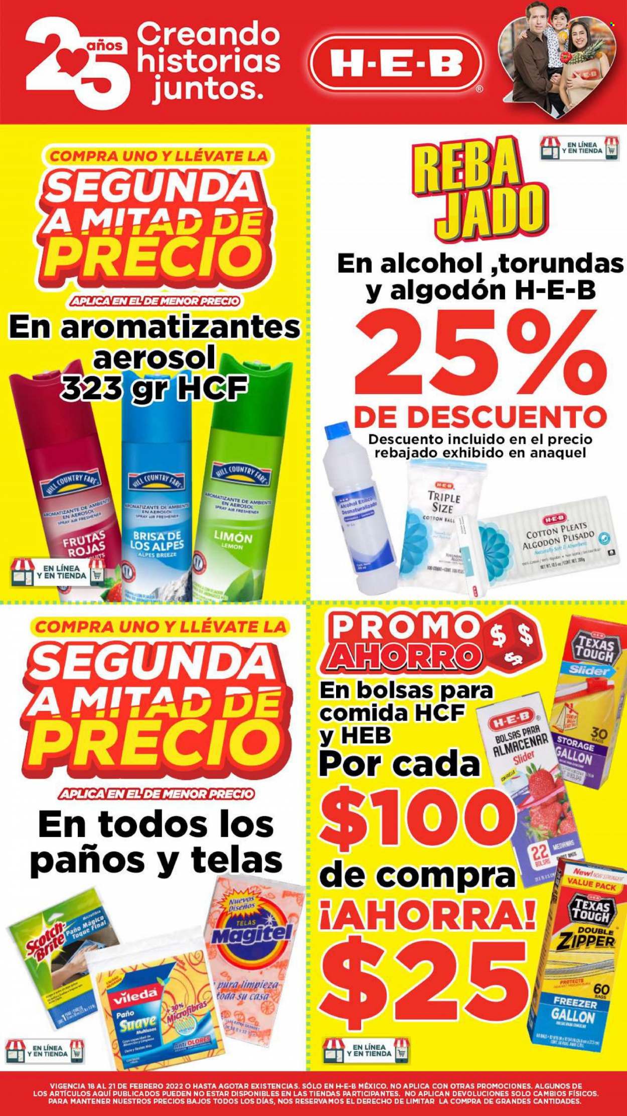 Catálogo H-E-B - 18.2.2022 - 21.2.2022. Página 4
