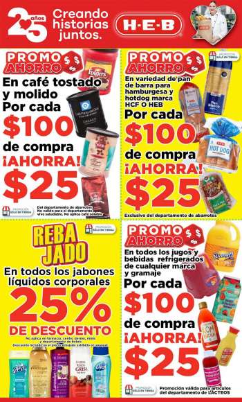 Folleto actual H-E-B - 22.2.2022 - 24.2.2022.