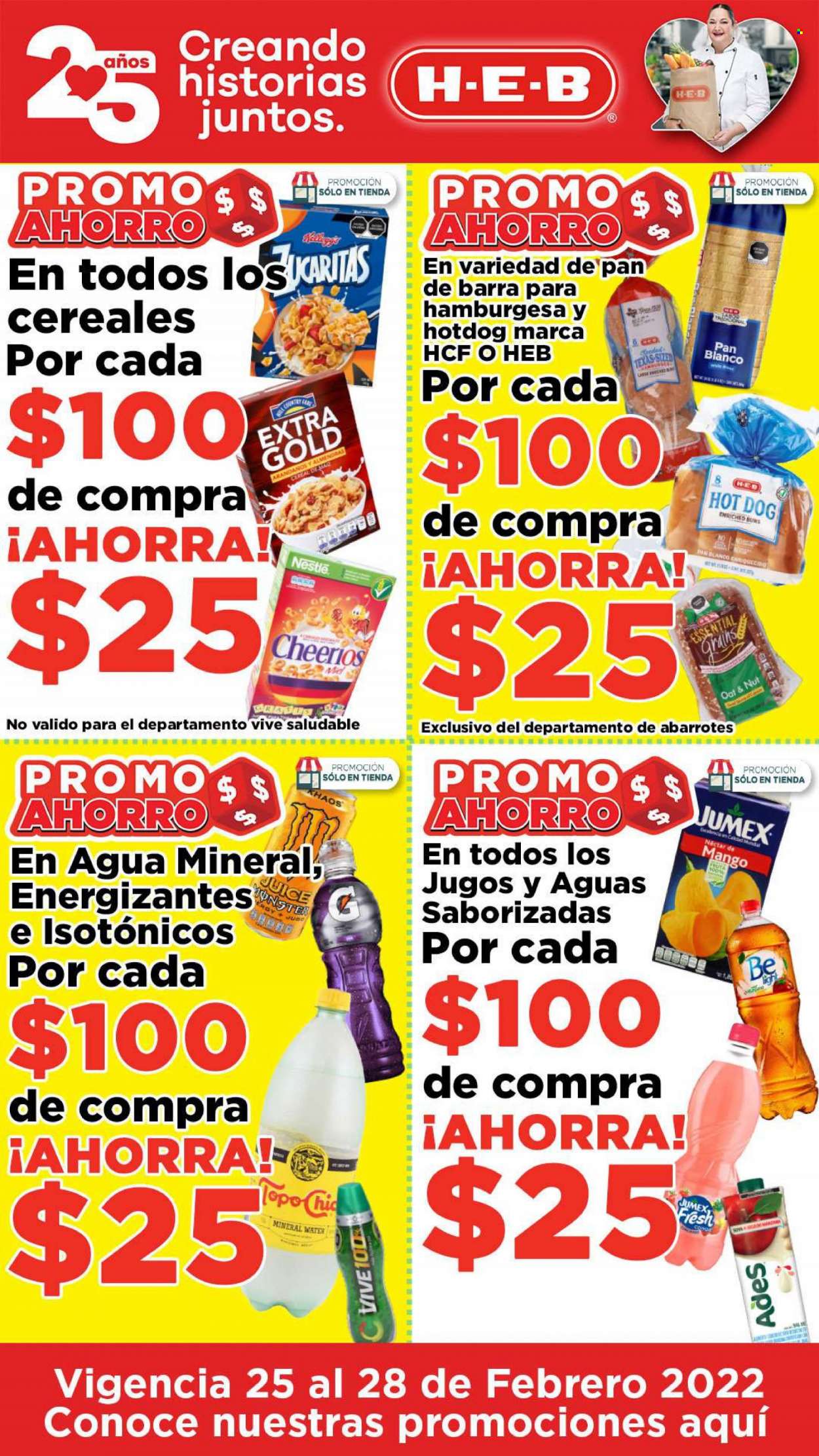 Catálogo H-E-B - 25.2.2022 - 28.2.2022. Página 1