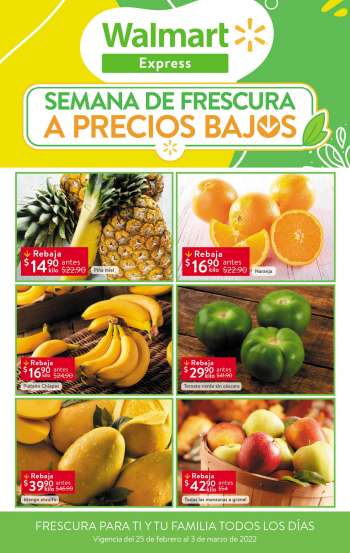 Folleto actual Walmart Express - 25.2.2022 - 3.3.2022.