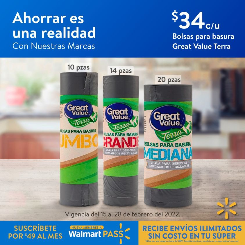 Catálogo Walmart - 15.2.2022 - 28.2.2022. Página 1