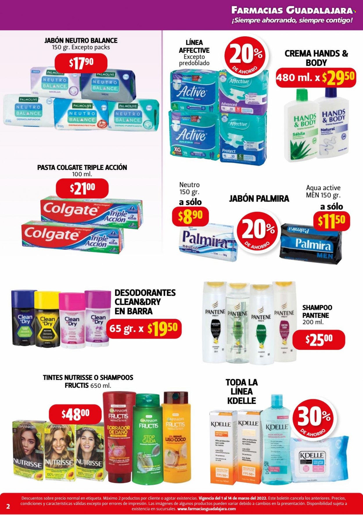 Catálogo Farmacias Guadalajara - 1.3.2022 - 14.3.2022. Página 2