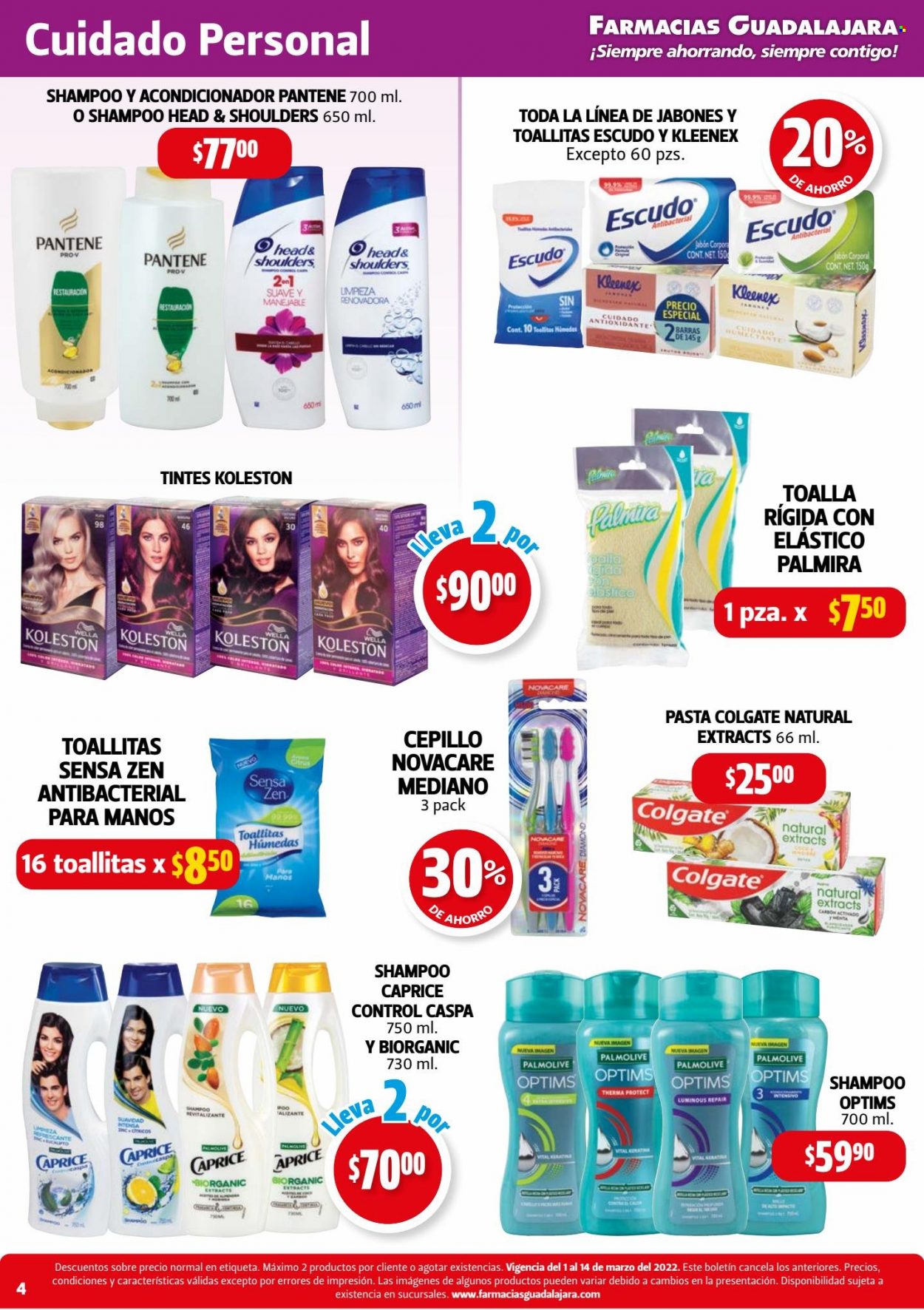 Catálogo Farmacias Guadalajara - 1.3.2022 - 14.3.2022. Página 4