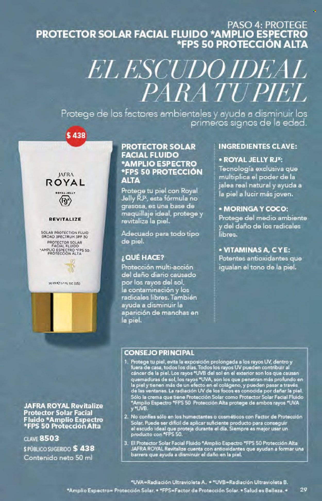thumbnail - Folleto actual Jafra - Ventas - base de maquillaje, protector solar. Página 29.