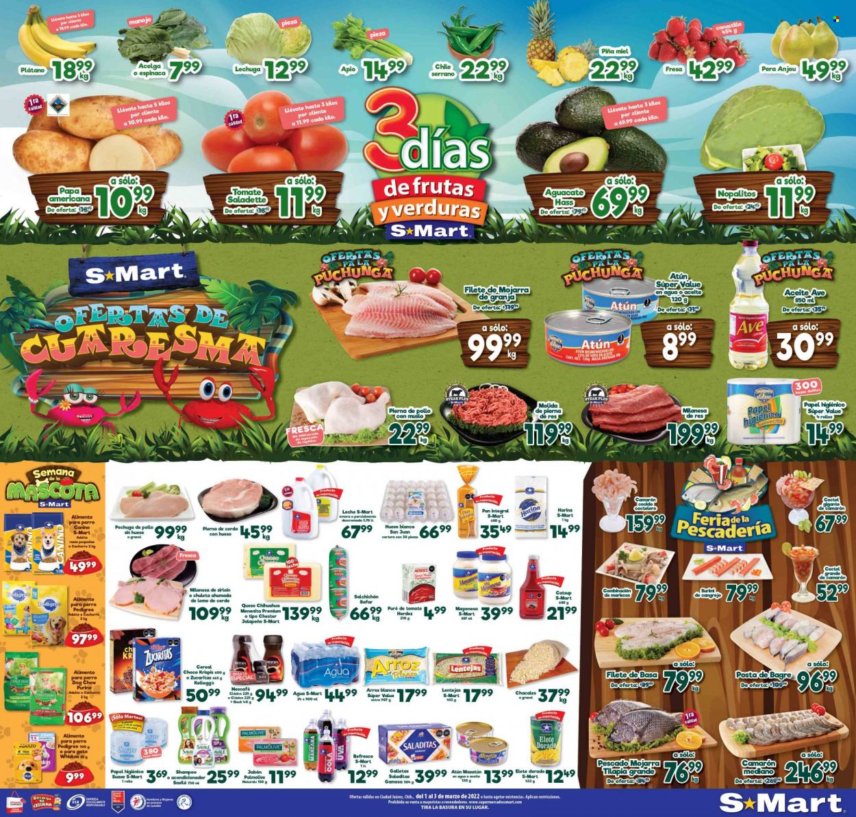 Catálogo S-Mart - 1.3.2022 - 3.3.2022. Página 1
