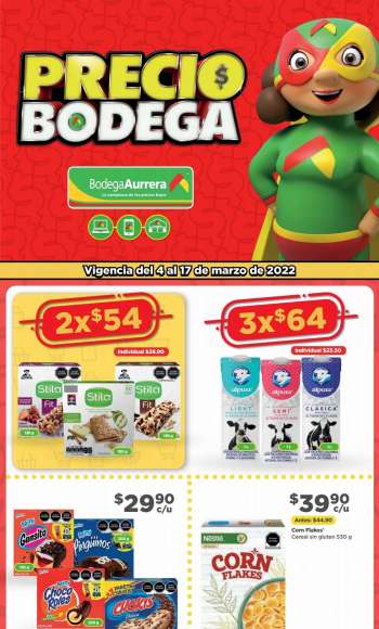 Folleto actual Bodega Aurrerá - 4.3.2022 - 17.3.2022.